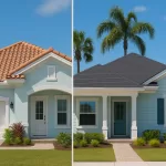 tile shingle roofing